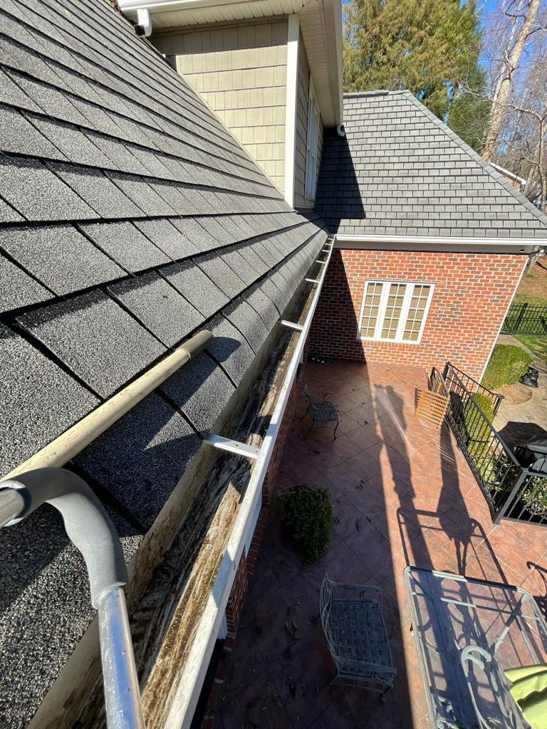 Gutter Cleaning After